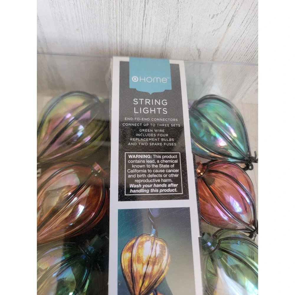 Home NEW string lights hot air balloon rainbow unique decor indoor outdoor